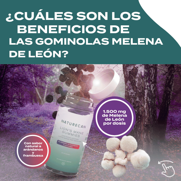 Beneficios de las gominolas melena de león de Naturecan